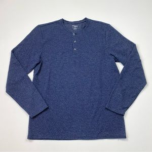Men’s Bonobos Long Sleeve Henley T-Shirt Size Medium Slim Fit